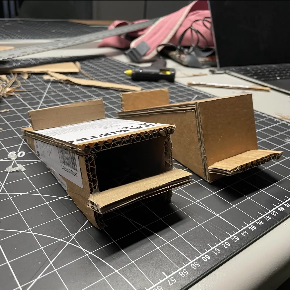 A comparison of the prototypes side by side.